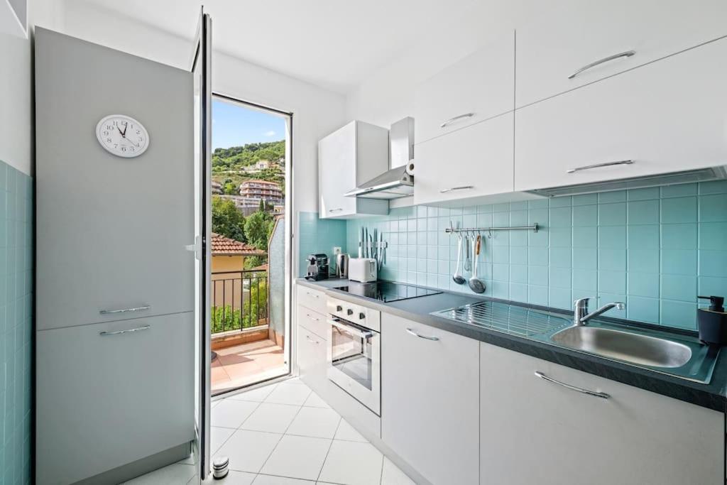 La Villa Julia - Calme - Spacieux - Parking Prive - Climatisation ม็องตง ภายนอก รูปภาพ